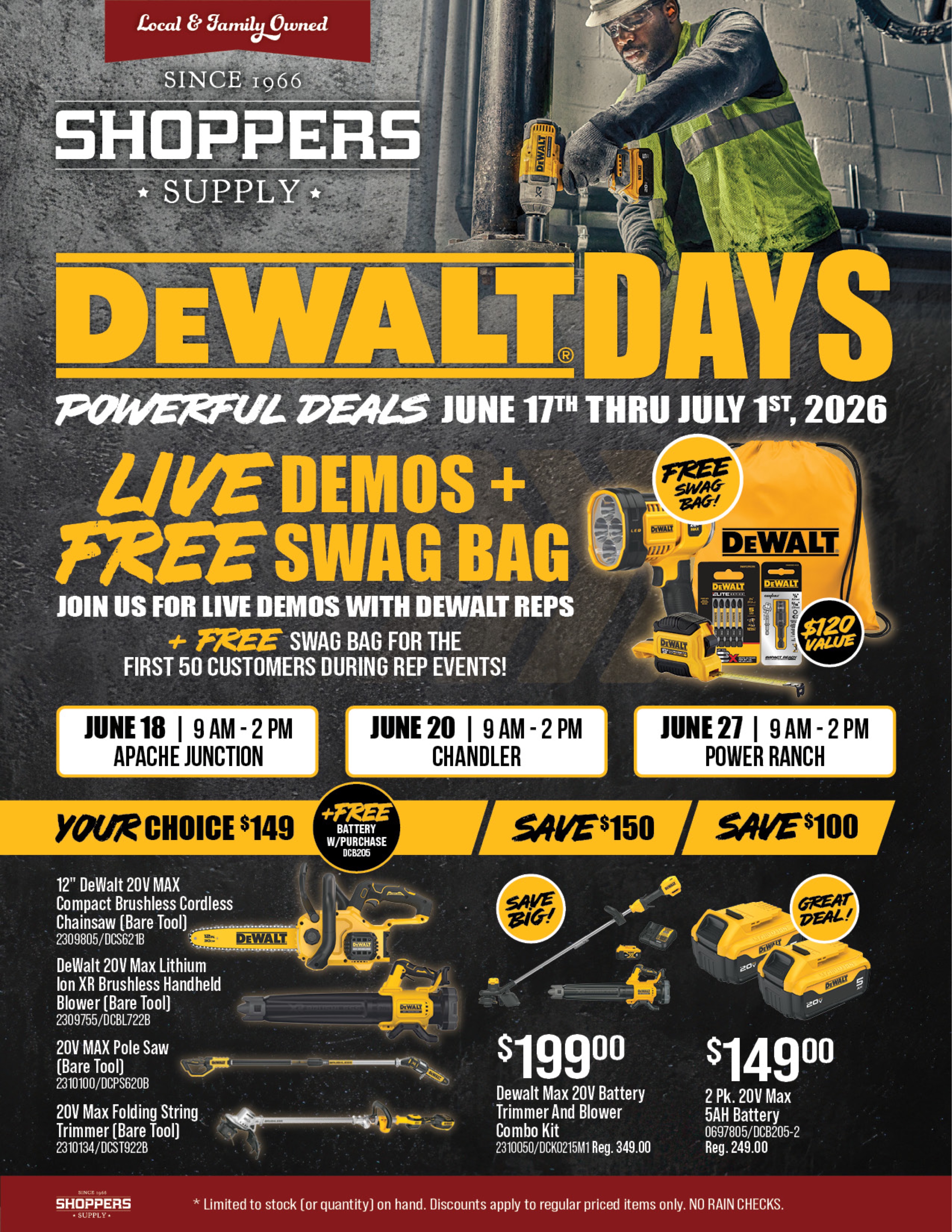 Shoppers Supply Dewalt Days  Thumbnail