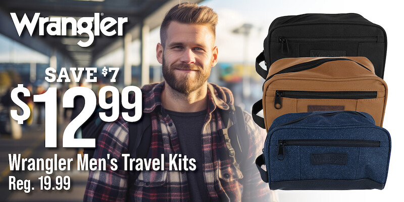 Men's Wrangler Travel Kits